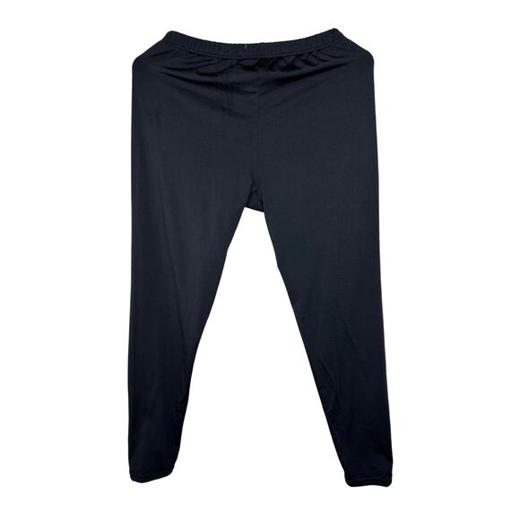 Thermajohn Men's Medium Black Crew Thermal Set Ultrasoft Fleece Top Pants Base - Picture 5 of 15